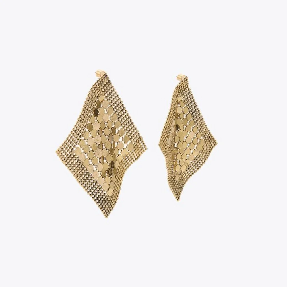 NWT Zara Metal Mesh Earrings